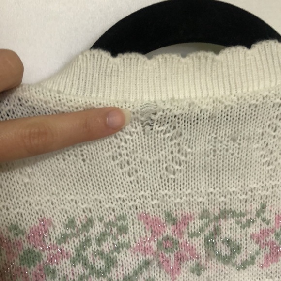 Vintage floral knit - Picture 5 of 5